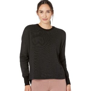 Hard Tail High-Low Pullover Sweater - Black - XL